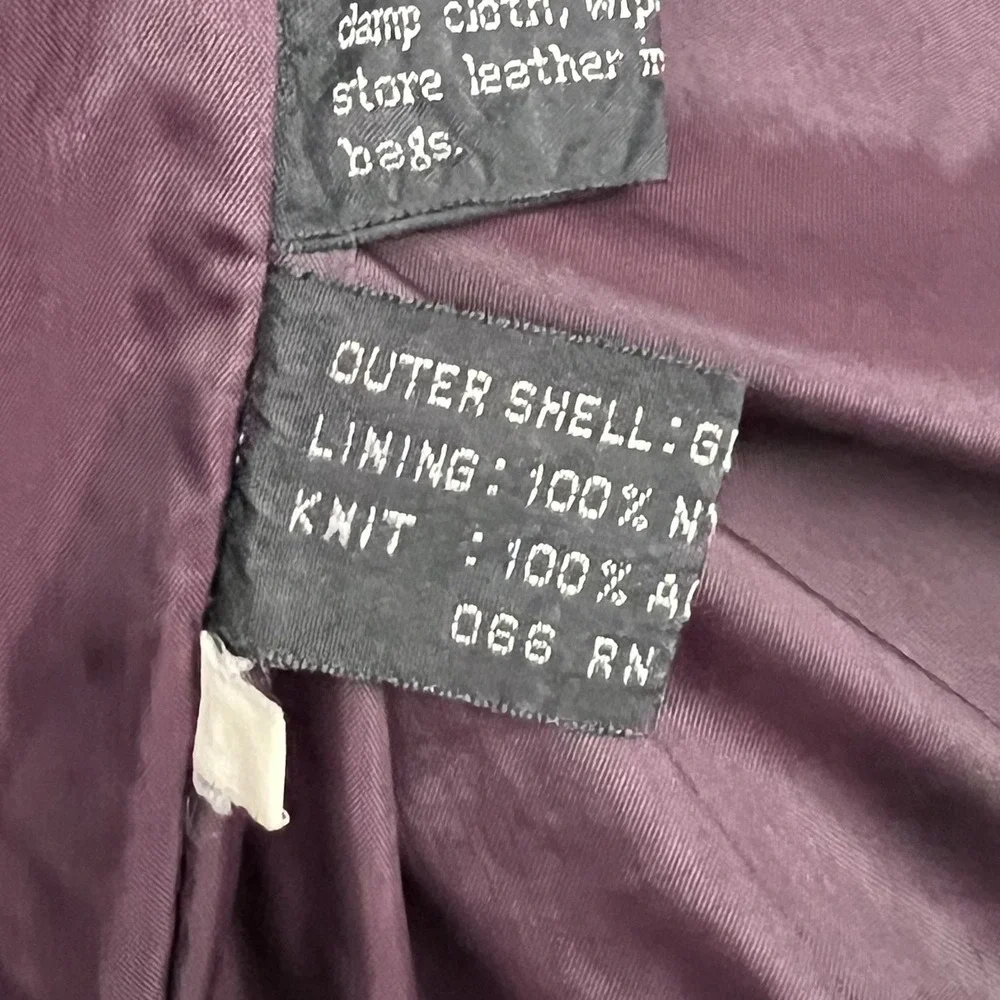 Members Only Men's 1X  Bomber Jacket‎ Brown Genuine Leather Vintage